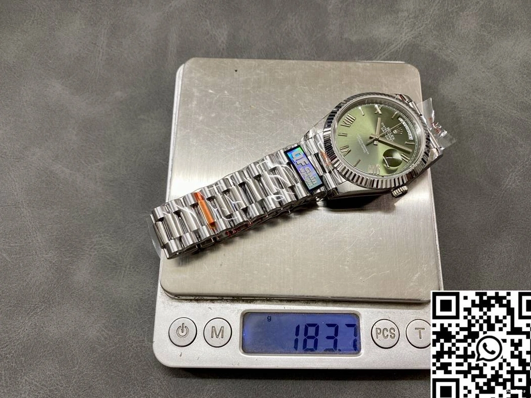 Tungsten Steel Day Green Dial v5 Factory QF M228239-0033 Date Rolex 0725